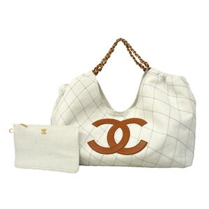 Chanel Bags, Tote Chain Coco Beach Denim Blue, Women's